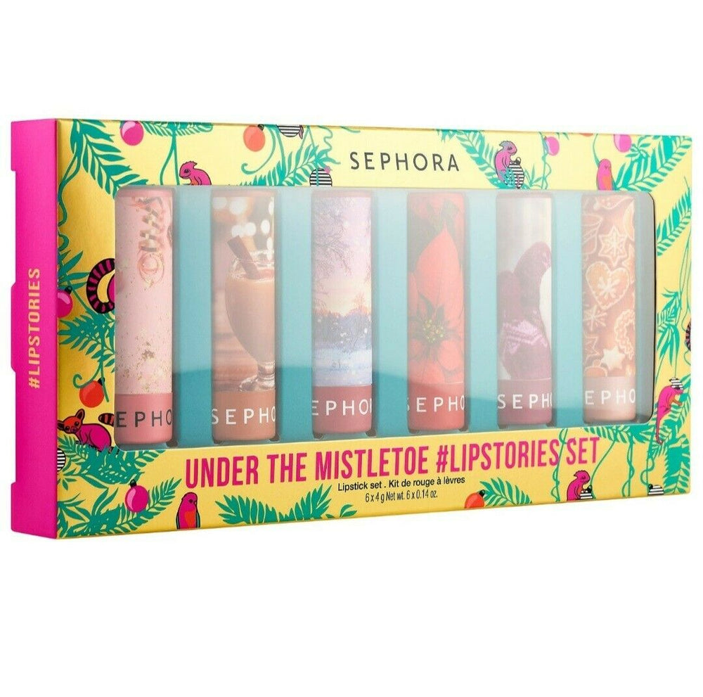 
            
                Load image into Gallery viewer, SEPHORA COLLECTION-UNDER THE MISTLETOE LIPSTORIES LIPSTICK SET
            
        