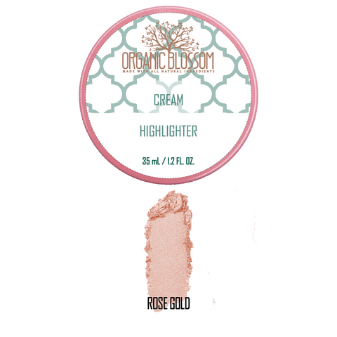 Organic Blossom-Rose Gold Cream Highlighter