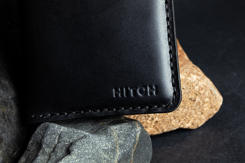 
                  
                    Hitch-Bifold Card Wallet Natural Genuine Leather "Black"
                  
                