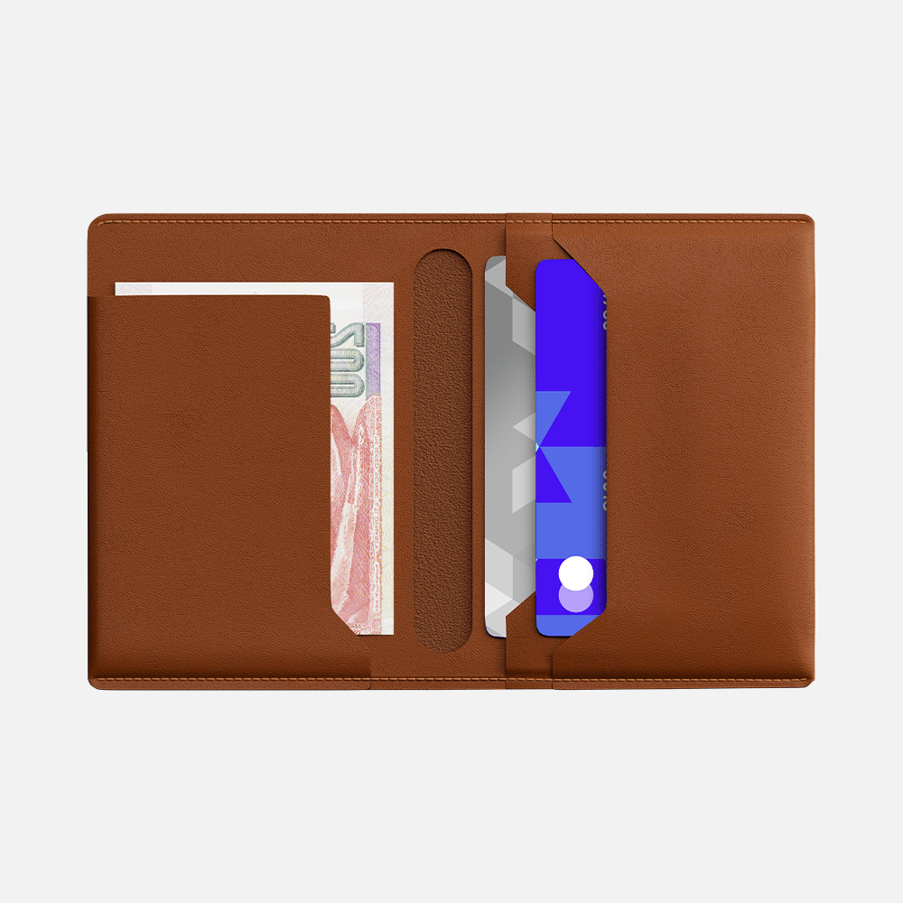 Hitch-Bifold Wallet Natural Genuine Leather "Havan"