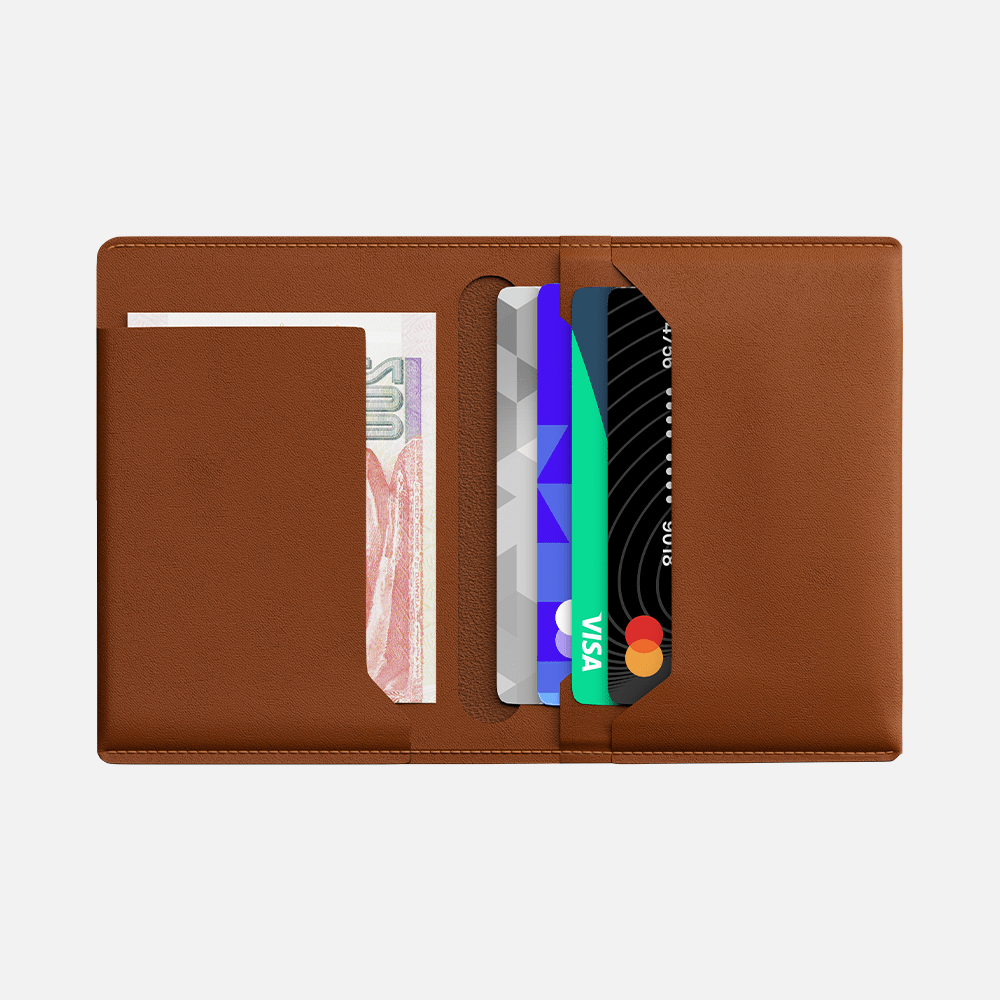 Hitch-Bifold Wallet Natural Genuine Leather "Havan"