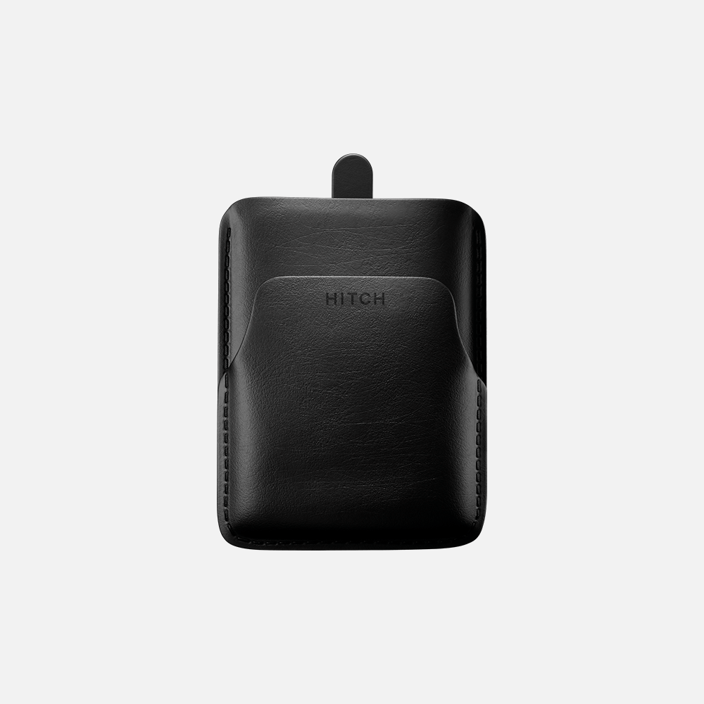 
                  
                    Hitch-Pull Up Cardholder Natural Genuine Leather "Black"
                  
                