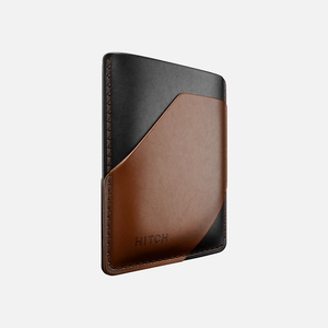 
            
                Load image into Gallery viewer, Hitch-Simple Cardholder Natural Genuine Leather &amp;quot;Havan Black&amp;quot;
            
        