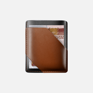 Hitch-Simple Cardholder Natural Genuine Leather "Havan Black"