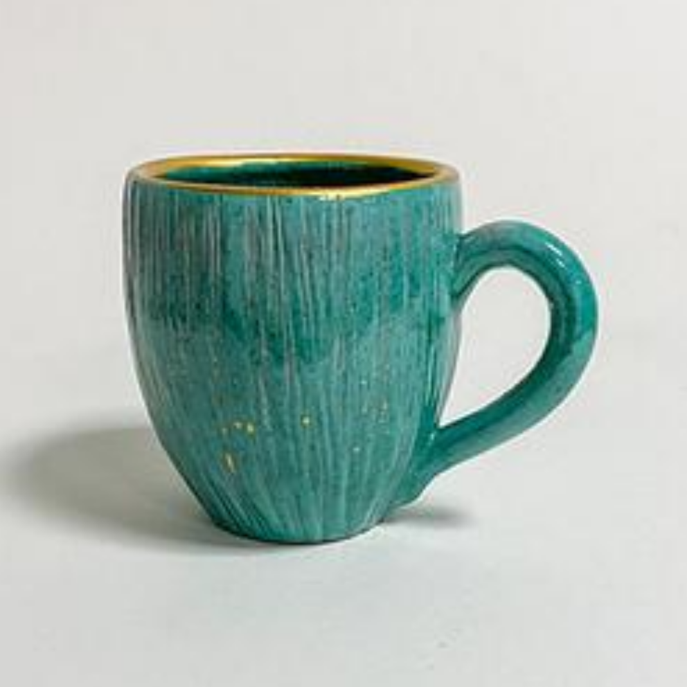 
            
                Load image into Gallery viewer, Cattleya-Gold Sequoia Blue Mug
            
        