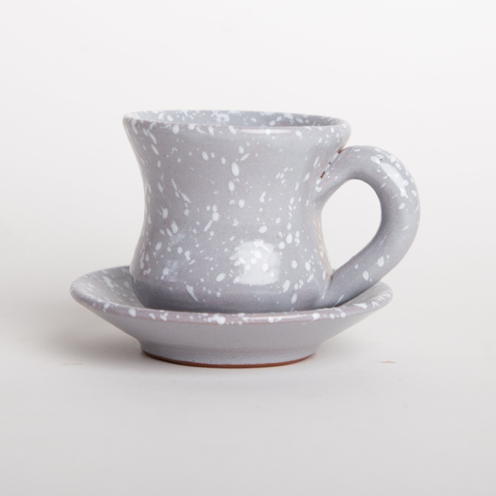
                  
                    Cattleya-Blossom Grey Coffee Cup With Underline Plate
                  
                