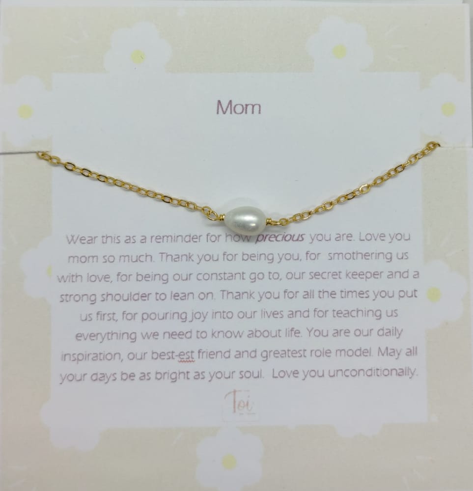 Toi-Pearls with 2 cards "Birthday and Precious Mum"