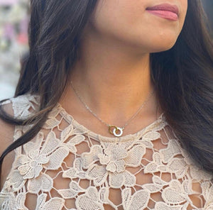 Toi-2 ring necklace: with 2 cards "Happily Ever After & Mother of Two"