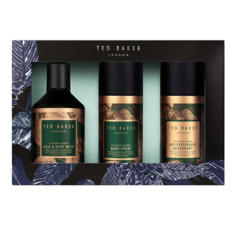 Ted Baker-‏‪Vintage Amber Gift Set For Him
