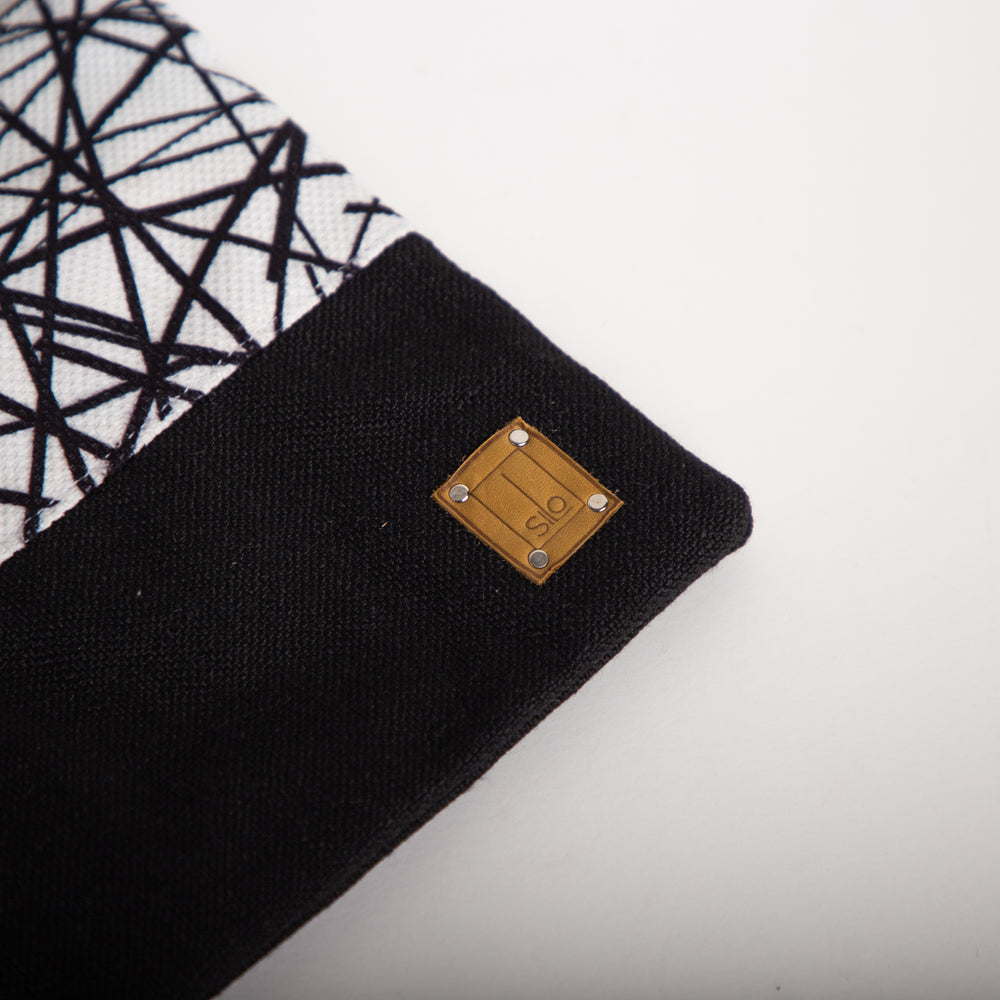 Silo-Clutch Bag "Black&White"