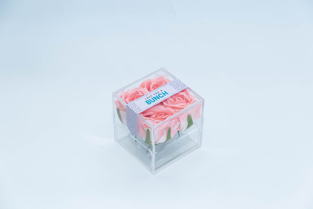 Rose Flower Cube