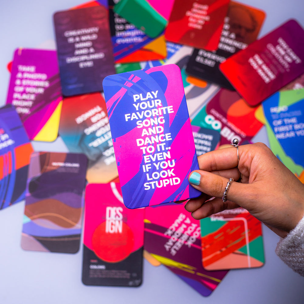 Unlock The Block (Mindful Cards Deck for Creatives)