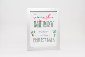 
            
                Load image into Gallery viewer, Design Avenue Frames-Have Your Self A Merry Christmas
            
        