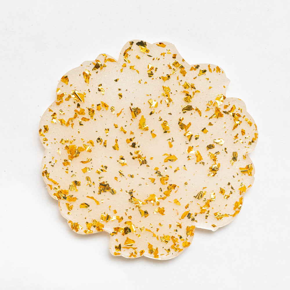 Elect-Free Shape White Coaster