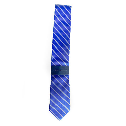 Tommy Hilfiger-Blue Striped Tie