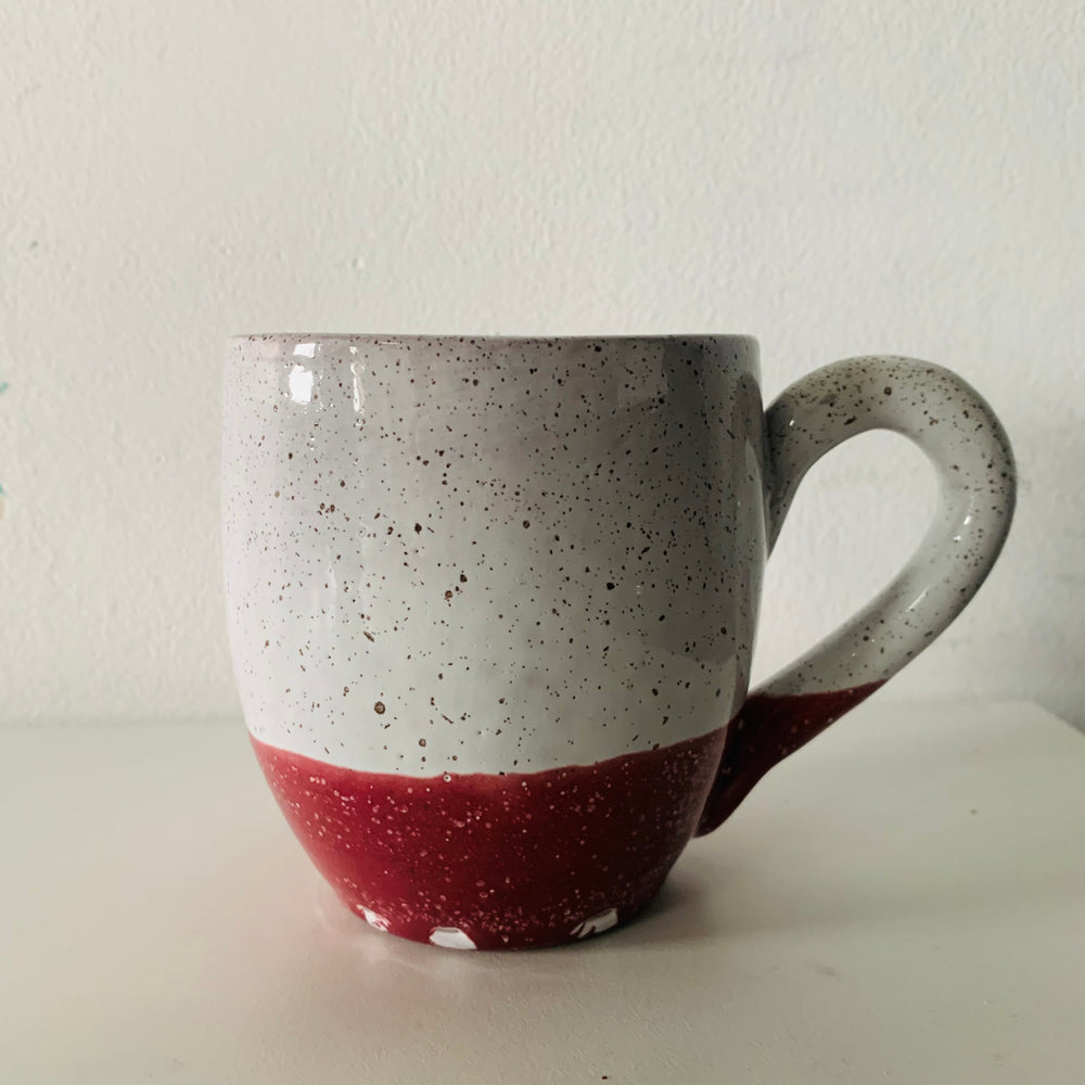 Cattleya-Bubble Gum Burgundy Mug