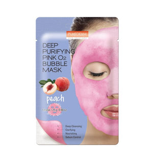 PUREDERM-Deep Purify Pink O2 bubble sheet mask