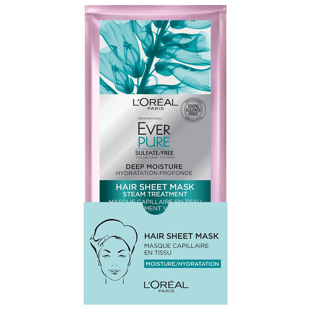 
            
                Load image into Gallery viewer, L&amp;#39;Oréal-Paris Hair Care EverPure Deep Moisture Hair Sheet Mask
            
        