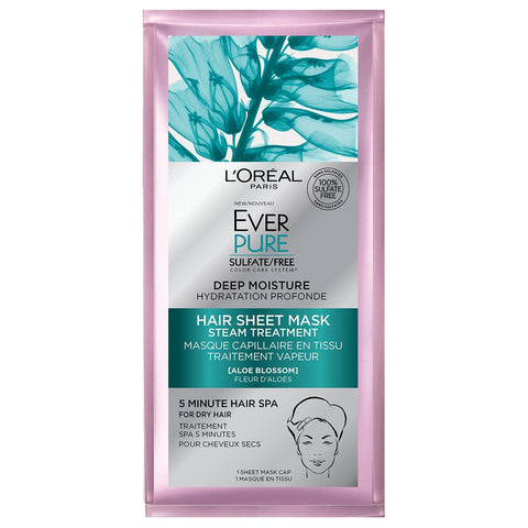L'Oréal-Paris Hair Care EverPure Deep Moisture Hair Sheet Mask