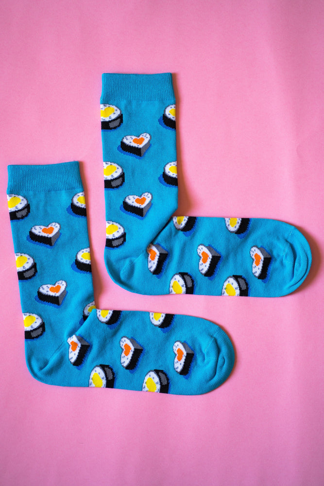 
            
                Load image into Gallery viewer, Knotsocks-Sushi Socks
            
        