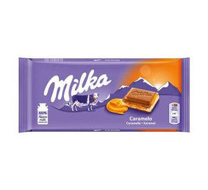 Milka-Caramel Cream Chocolate Bar 100 Gram