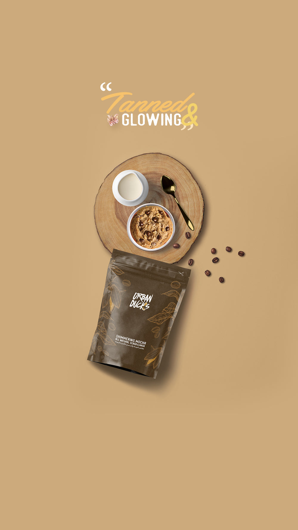 Urban Ducks-Shimmering Mocha Scrub & Musk