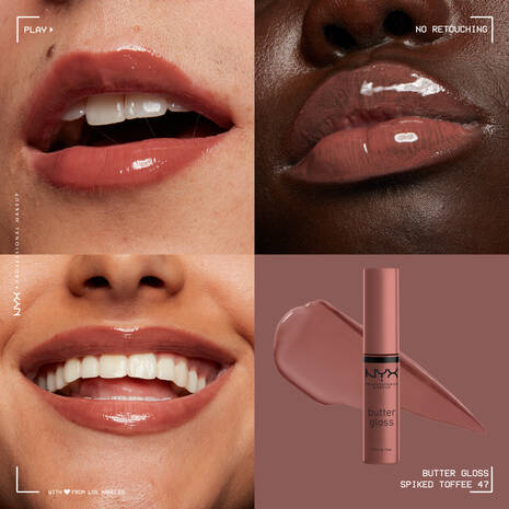 NYX-BUTTER GLOSS (47 Spiked Toffee)