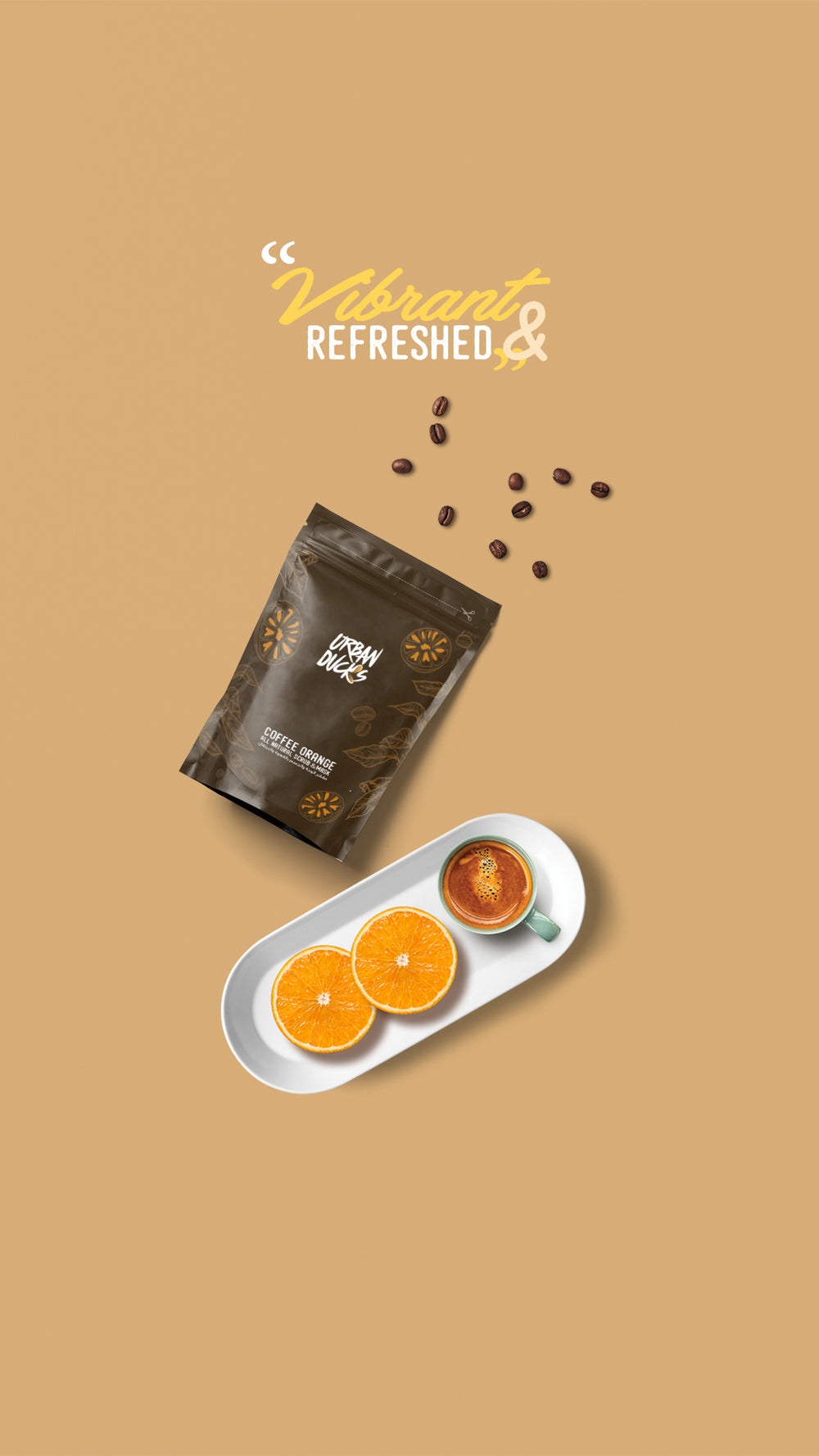 Urban Ducks-Coffee Orange For Body & Face, Scrub & Mask