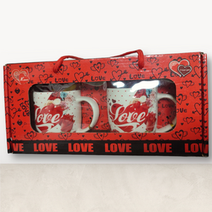 Love Couple Mug With 2 Spoon