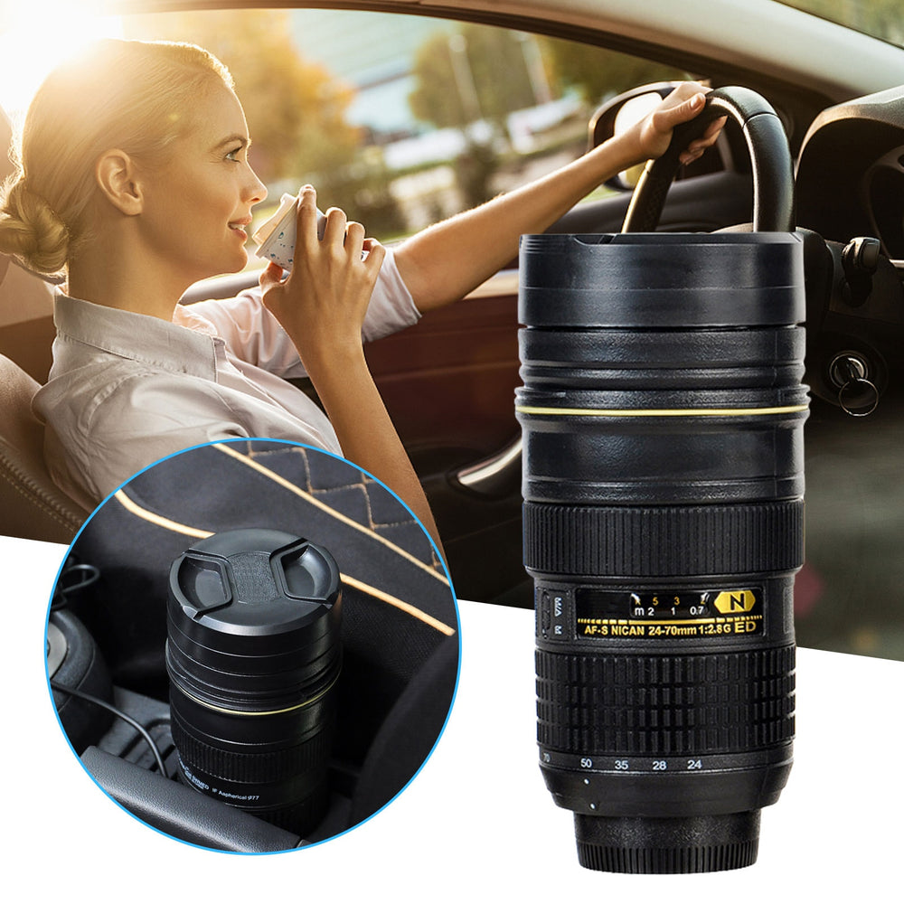 
                  
                    Creative Stainless Steel Lens Electric Mug For Cars 440ML
                  
                
