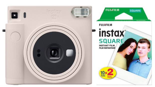 
                  
                    FujiFilm-Instax Square SQ1 Instant Film Camera "Chalk White" With Twin Pack Film
                  
                