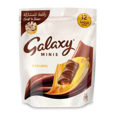 Galaxy-Minis Caramel Chocolate 162.5 G 12 Pieces