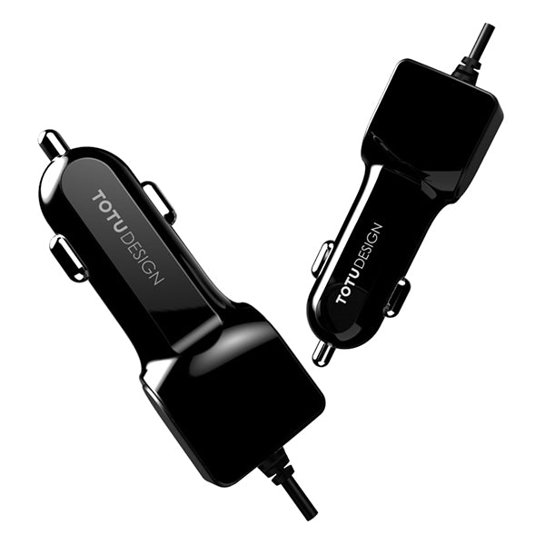 Totu Life-Sharp Series 3 in 1 Car Charger "Black"