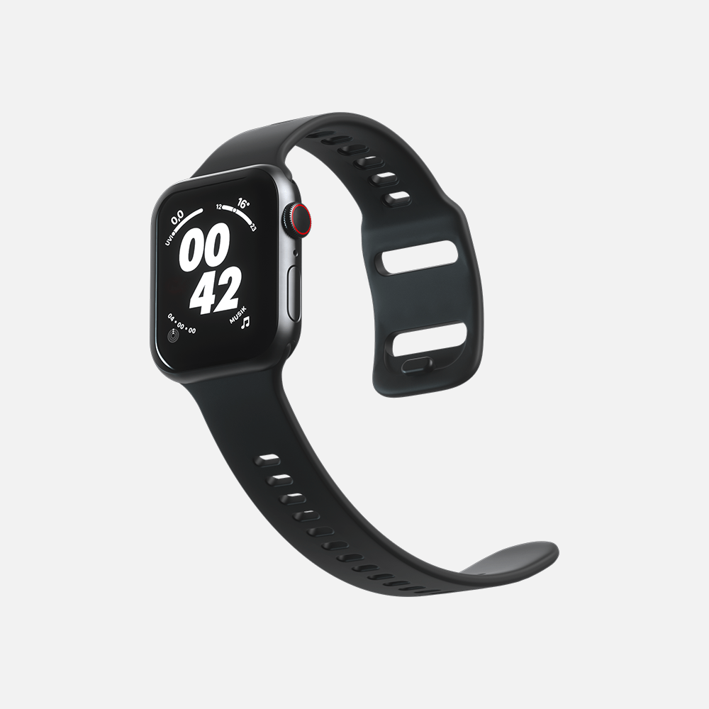 Hitch-Sport Band For Apple Watch 'Black' Size 42/44/45mm