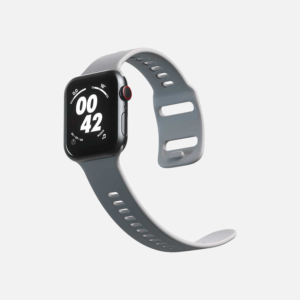 Hitch-Sport Band For Apple Watch 'Grey' Size 42/44/45mm