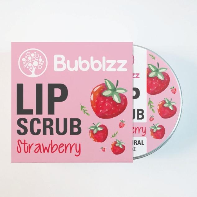 Bubblzz-Strawberry Lip Scrub