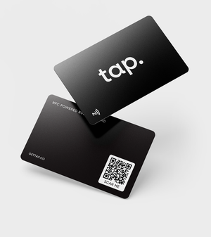 Tap NFC Business Card-Share Everything With A Tap Black
