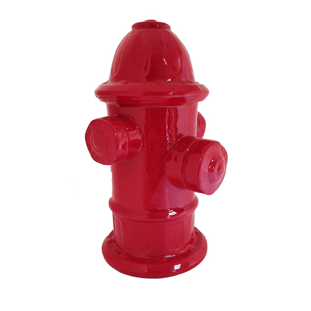 OddBits-Ceramic Fire Hydrant coin Bank"Red"