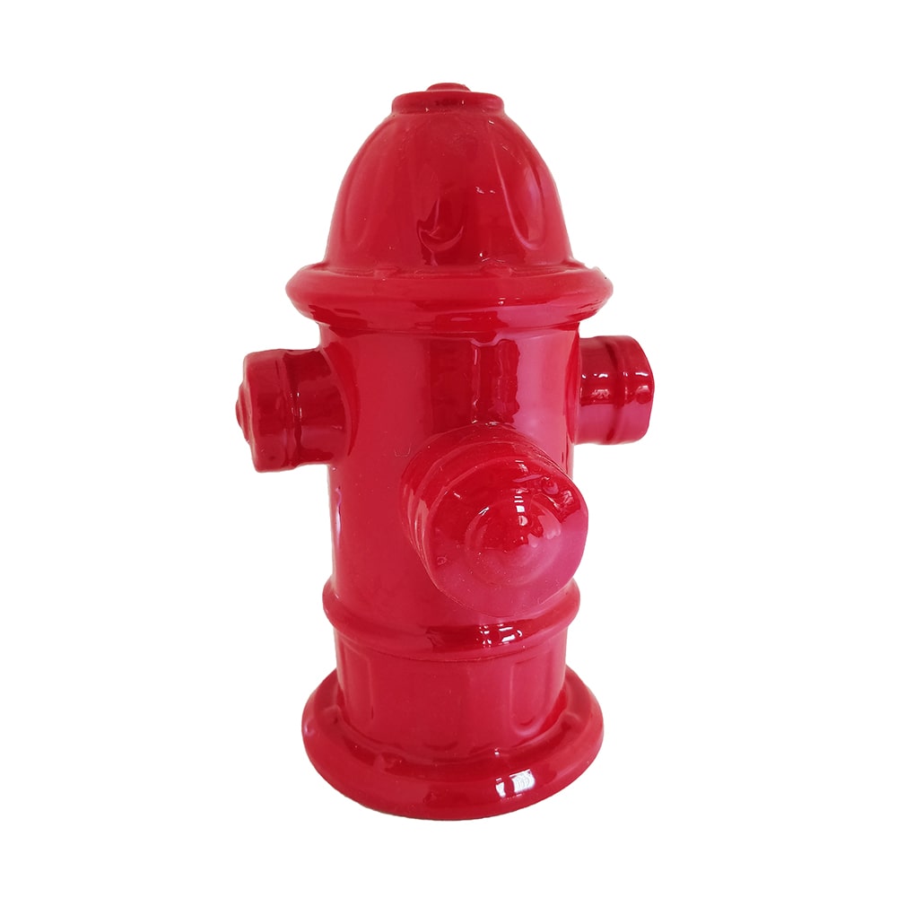 OddBits-Ceramic Fire Hydrant coin Bank"Red"