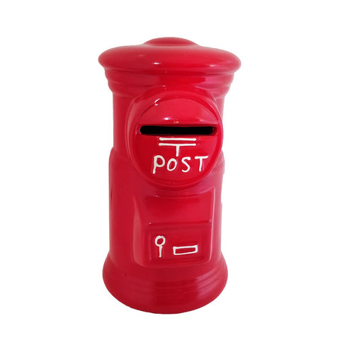 OddBits-Small Ceramic Mail Box"Red"