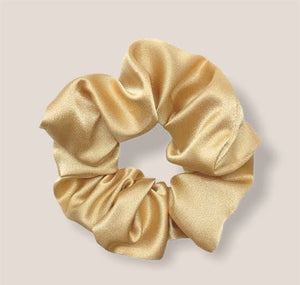 
            
                Load image into Gallery viewer, Satin-Scrunchies &amp;quot;Gold&amp;quot;
            
        