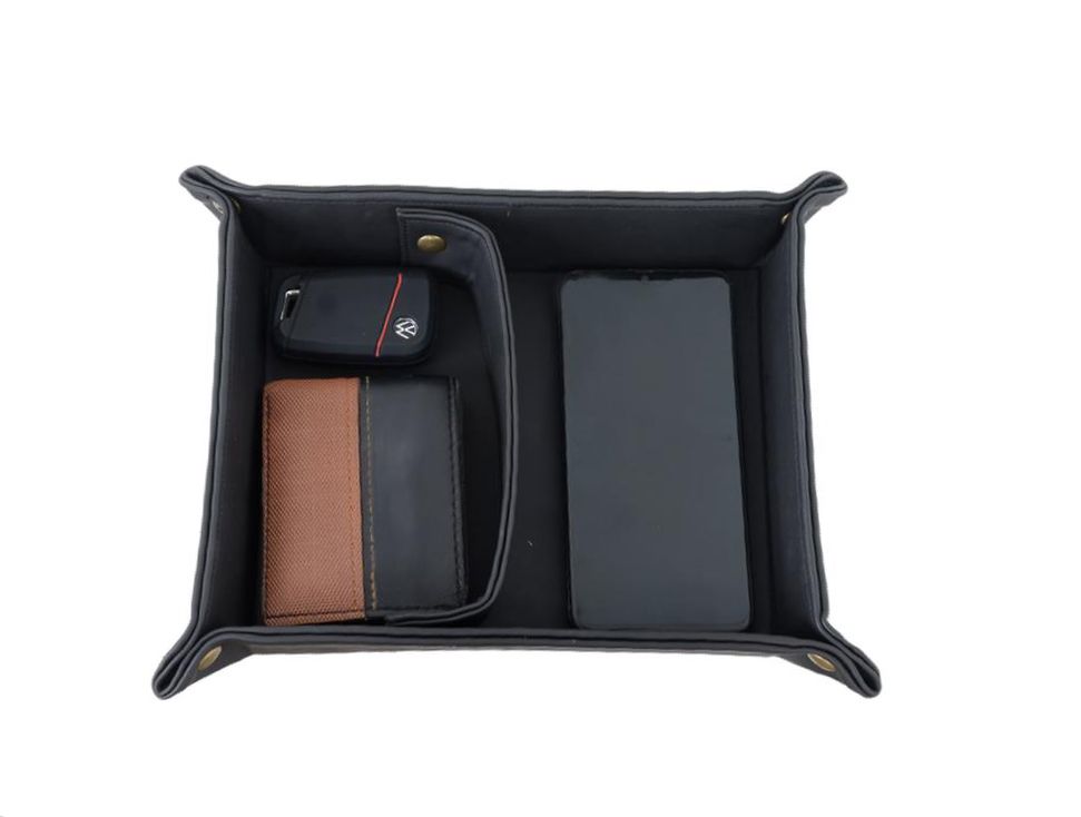 
            
                Load image into Gallery viewer, Leather Craft-Premium Leather Organizer Black
            
        