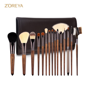 Z'OREYA-15 PCS REAL WALNUT Premium Quality Brush set