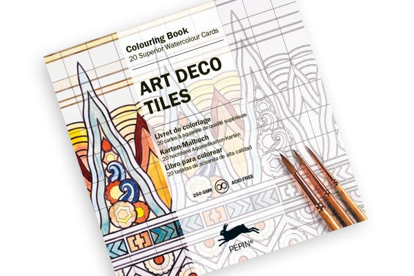 Pepin-Art Deco Tiles Coloring Book