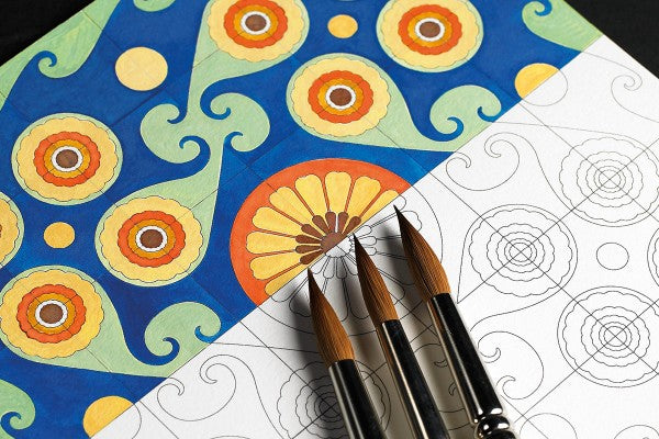 Pepin-Barcelona Tile Designs Coloring Book