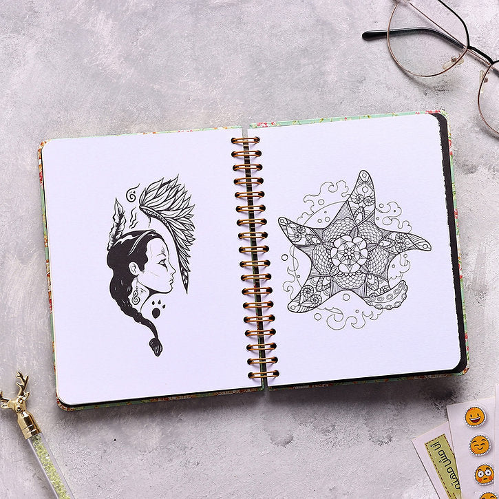 Dawenha-Ya Msafer wa7dak Notebook+Sticker Sheets