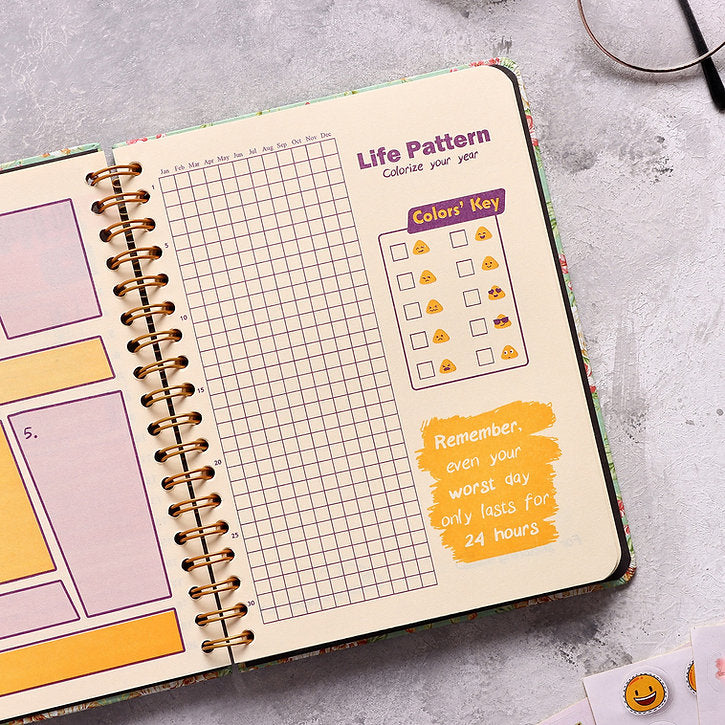 Dawenha-Ya Msafer wa7dak Notebook+Sticker Sheets