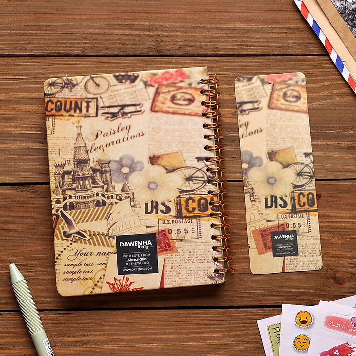 Dawenha-Ya Msafer wa7dak Notebook+Sticker Sheets