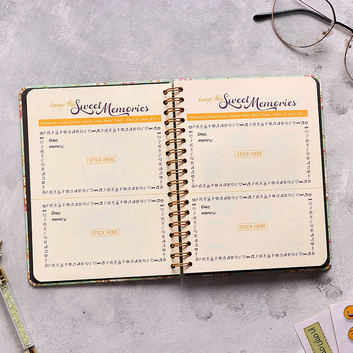 Dawenha-Ya Msafer wa7dak Notebook+Sticker Sheets