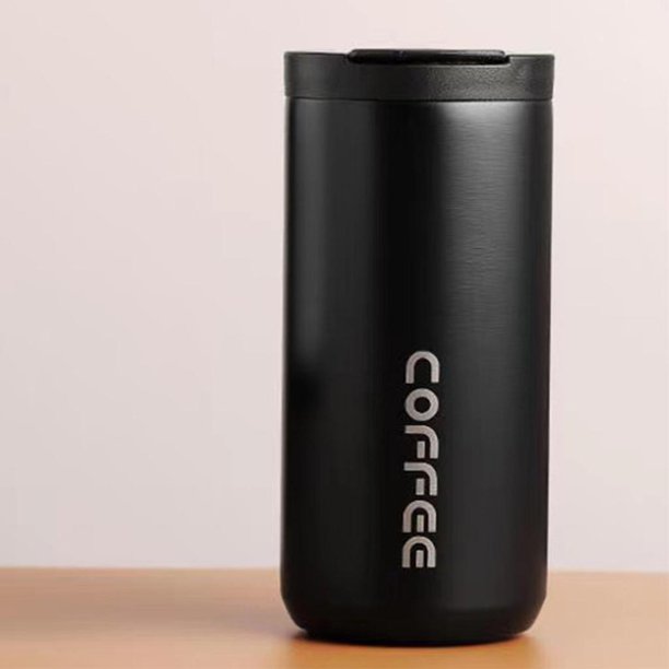 Insulated Vacuum Coffee Cup “Black"